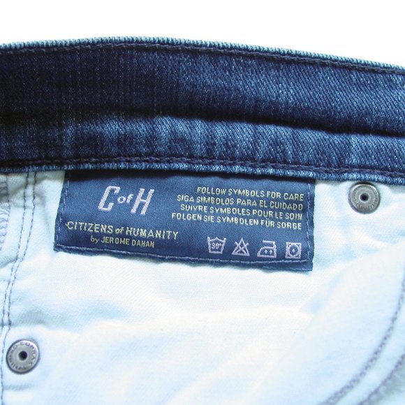 CITIZENS of HUMANITY Dani Cropped Cuffed Straight Jeans Women's 29 - Picture 6 of 8